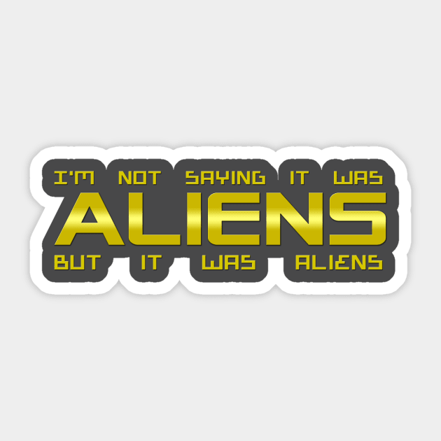 Aliens Sticker by xyurimeister